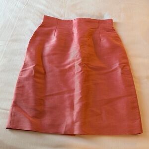 Vintage Oscar De La Renta Elegant Pink Women's Skirt